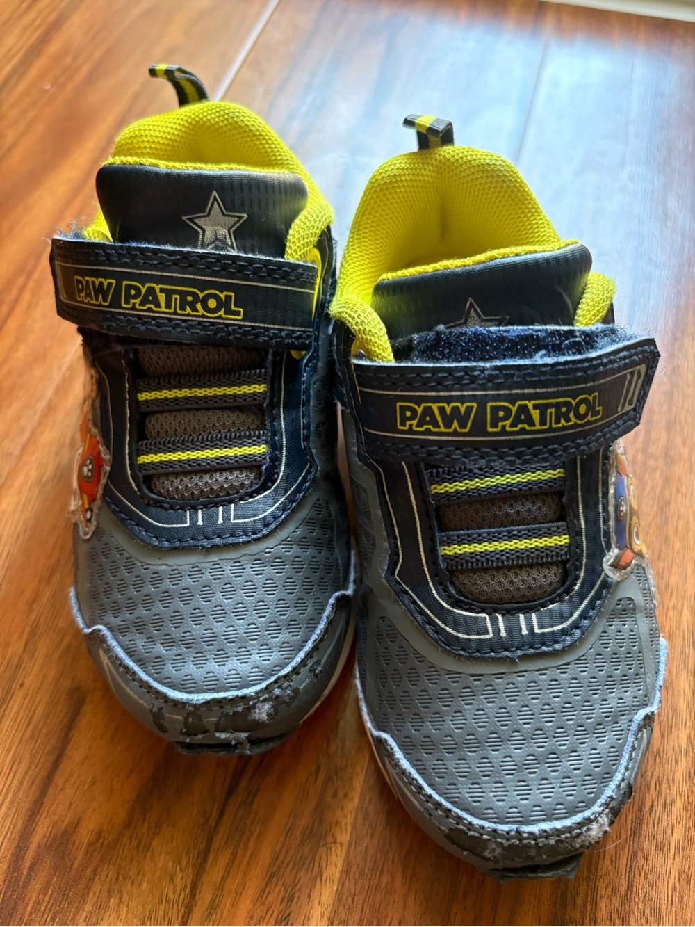 Paw Patrol Gray and Yellow Kids Sneaker Shoes